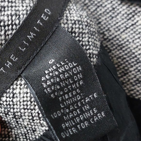 Classic Wool Tweed Lined Skirt - Flounce Fishtail Tulip Trumpet - Size 0 / XS - Picture 6 of 10